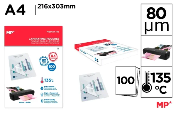 COVERS FOR LAMINATING A4 100 SHEETS.