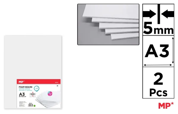 ADHESIVE FOAM BOARD A3 5 mm