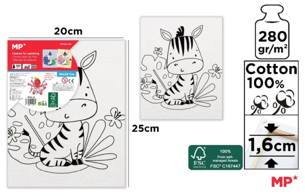 KID CANVAS FOR COLOURING