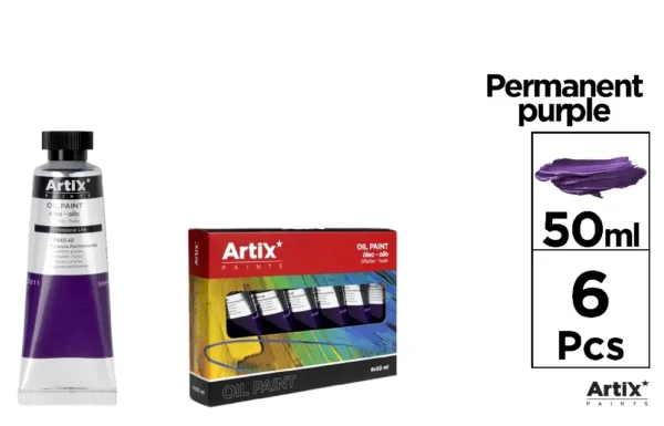 OIL PAINT 50 ml PERMANENT PURPLE