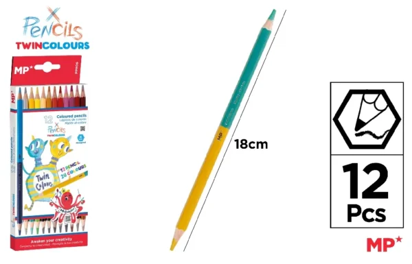 BI-COLOUR PENCILS.