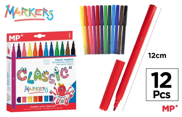 COLOUR FELT TIP MARKERS