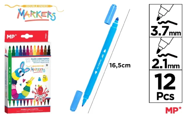 BI-POINT COLOUR FELT MARKERS