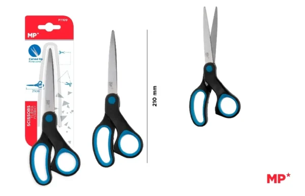 ERGONOMIC PLASTIC HANDLE SCISSORS