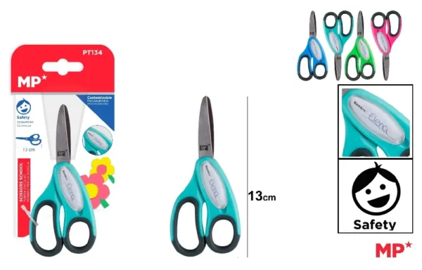 CUSTOMIZABLE EASY-GRIP SCISSORS 130 mm
