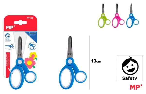 ERGONOMIC SCHOOL SCISSORS 130 mm