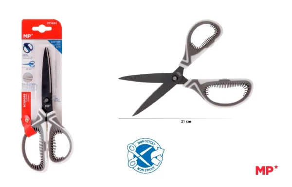 ERGONOMIC SILICONE HANDLE SCISSORS