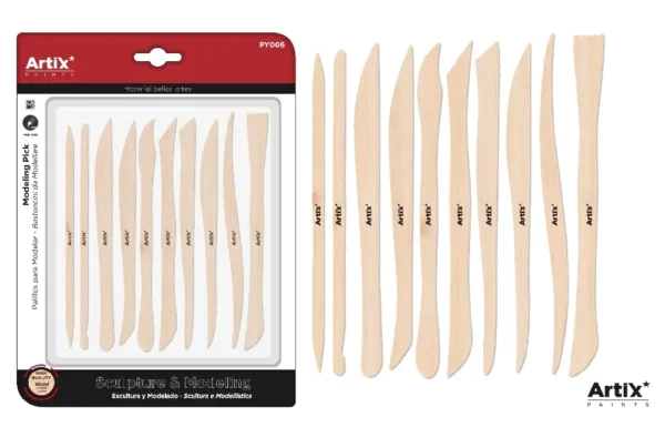 WOODEN MODELLING TOOLS