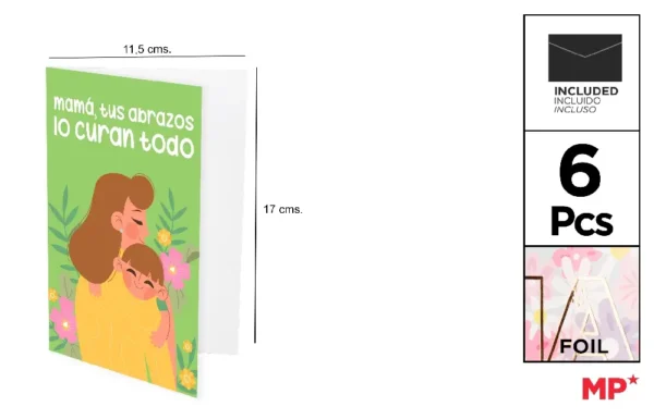 GREETING CARD / CELEBRATION 11.5 x 17 cm