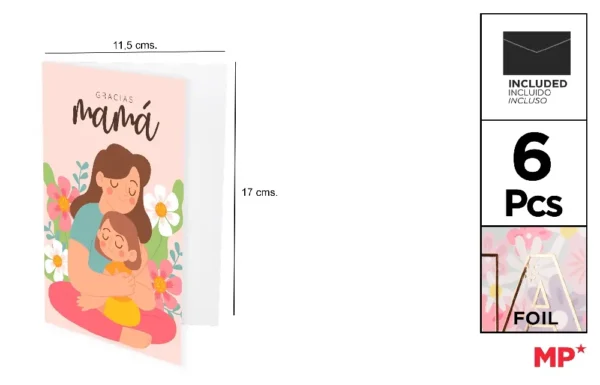 GREETING CARD / CELEBRATION 11.5 x 17 cm