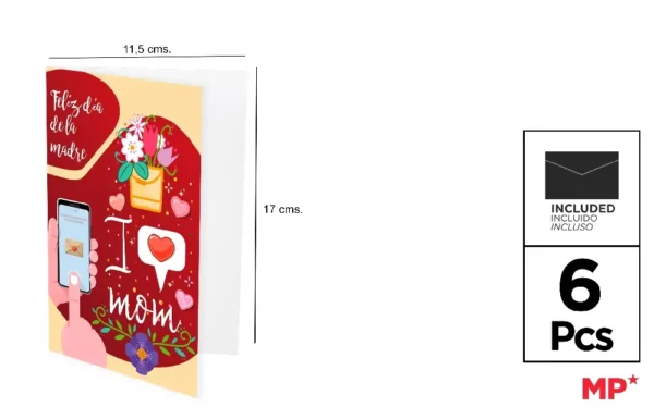 GREETING CARD / CELEBRATION 11.5 x 17 cm