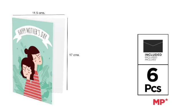 GREETING CARD / CELEBRATION 11.5 x 17 cm