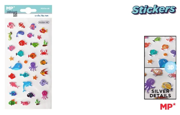 3D RELIEF STICKERS.