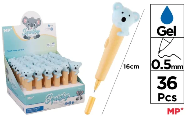 SQUISHY GEL INK BALLPOINT PEN 0.5 mm.