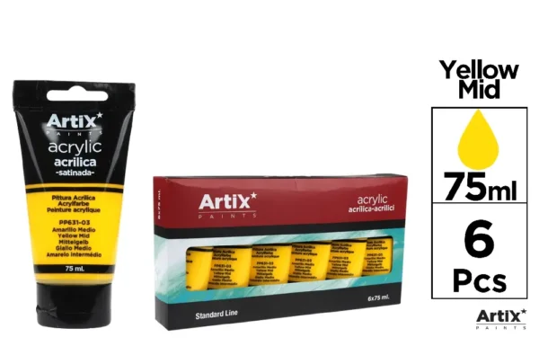 HIGH-DENSITY SATIN ACRYLIC PAINT 75 ml