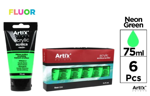 HIGH-DENSITY ACRYLIC PAINT NEÓN COLOURS