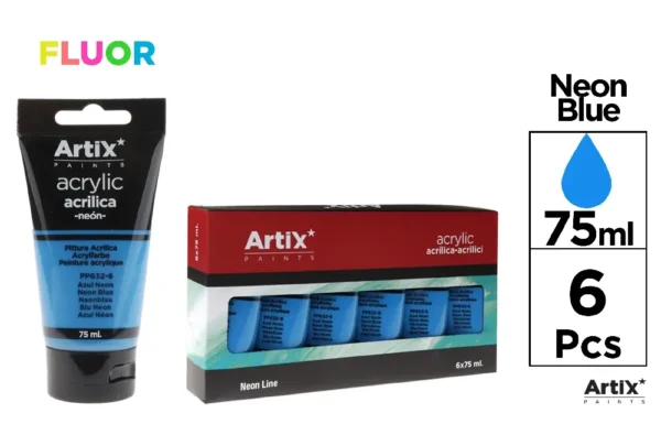 HIGH-DENSITY ACRYLIC PAINT NEÓN COLOURS