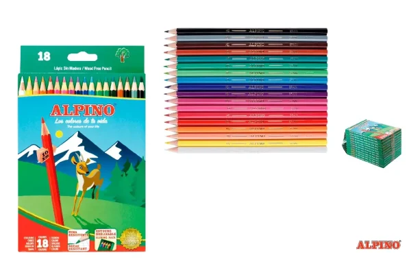 PENCILS 18 pcs AL 656 ALPINO.