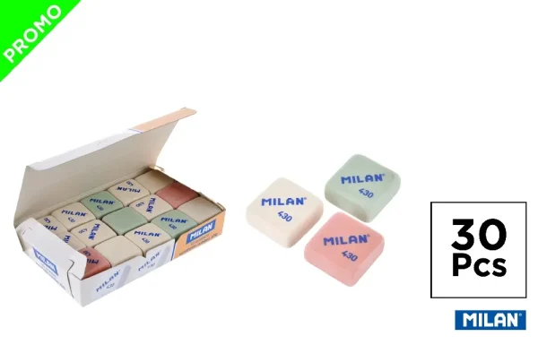 Eraser Box 30 pcs. 430 MILAN BREAD CRUMB