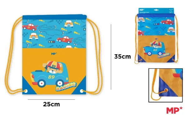 DRAWSTRING BACKPACK BAG FOR SPORTS.
