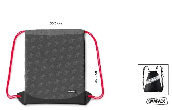 DRAWSTRING BACKPACK BAG FOR SPORTS.