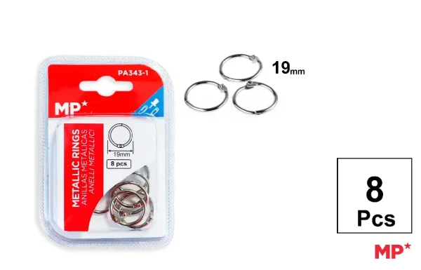 METALLIC RINGS.