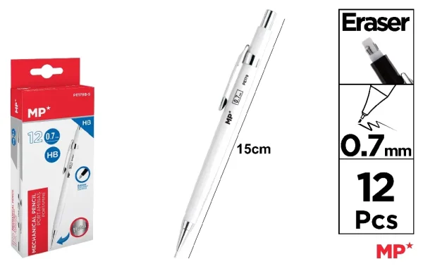 METALLIC MECHANICAL PENCIL + LEADS