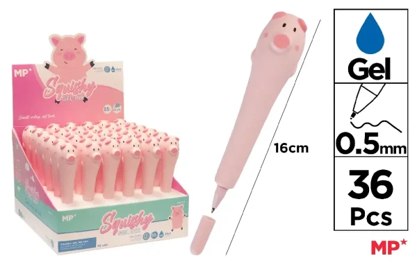 SQUISHY GEL INK BALLPOINT PEN 0.5 mm