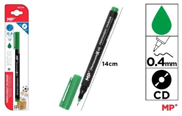 CD/DVD PERMANENT MARKER FINE TIP 0.4 mm.
