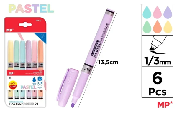 HIGHLIGHTER MARKER CHISEL TIP 1.0-3.0 mm