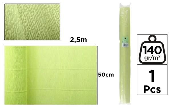 CREPE FLORIST PAPER 140 g 50 x 250 cm FL