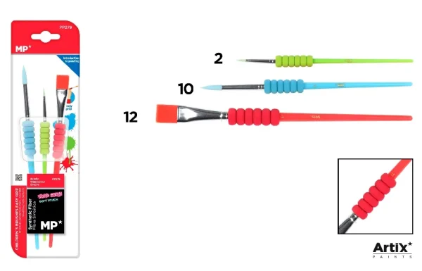 EASY GRIP SCHOOL PAINT BRUSH.
