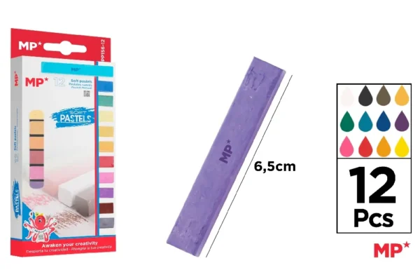 PASTEL PAINT 12 COLOURS