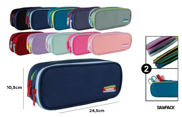 SAMPACK DOUBLE ZIPPER CASE
