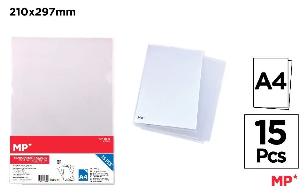 CUT FLUSH POLYPROPYLENE TRANSPARENT DOSS