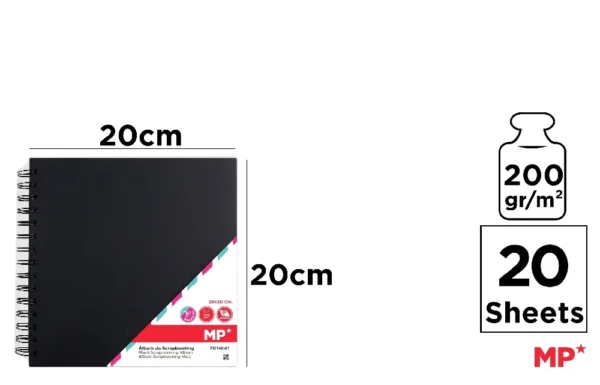 SCRAPBOOKING ÁLBUM 20 SHEETS 200 g/m².