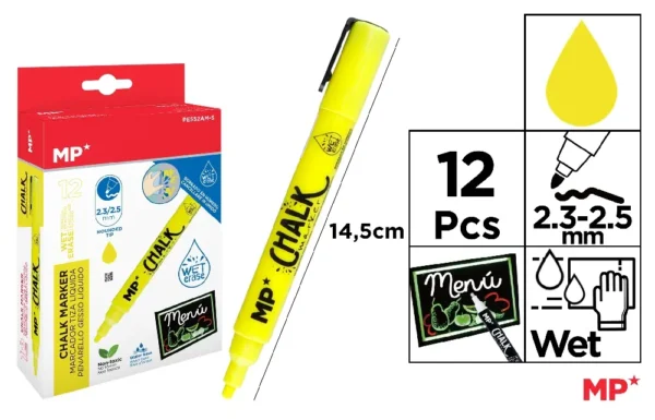 CHALK MARKER WET ERASE.