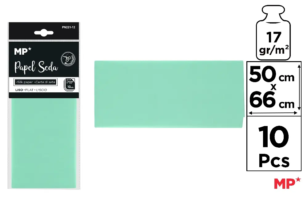 SILK PAPER 50 x 66 cm 17 g/m².