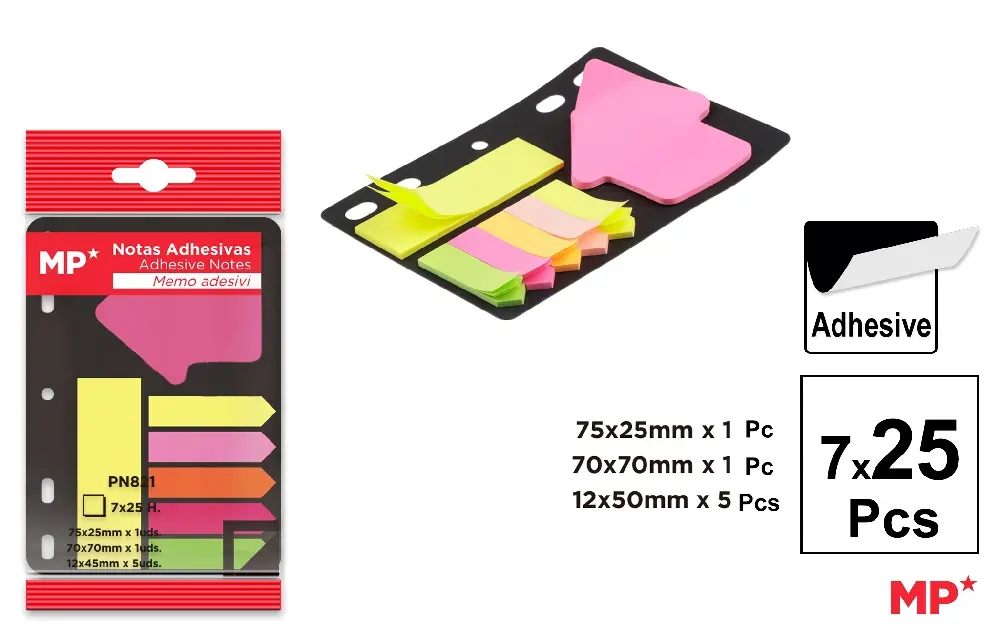 REPOSITIONABLE ADHESIVES NOTES