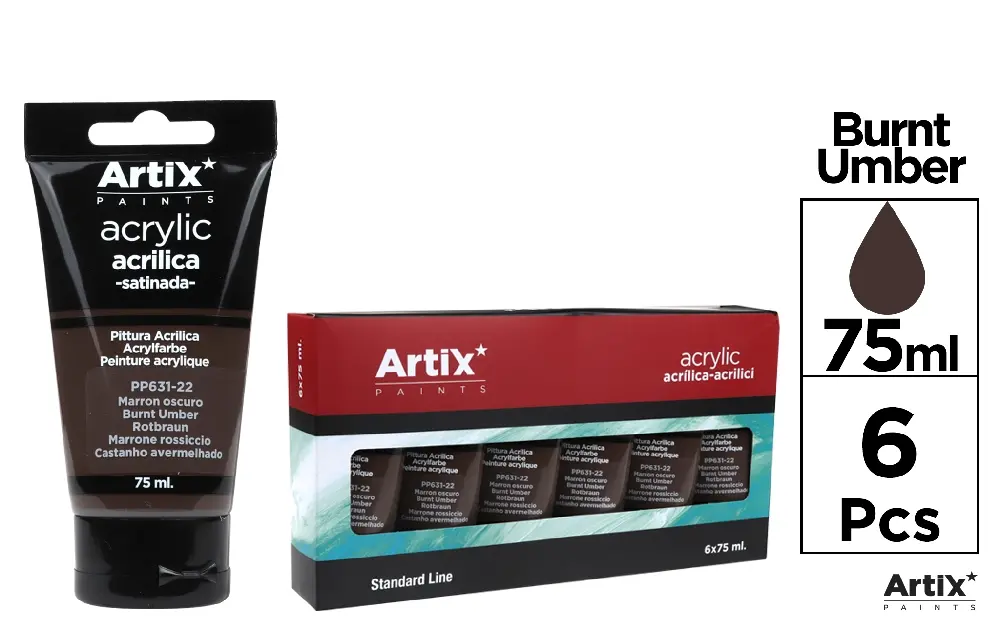 HIGH-DENSITY SATIN ACRYLIC PAINT 75 ml