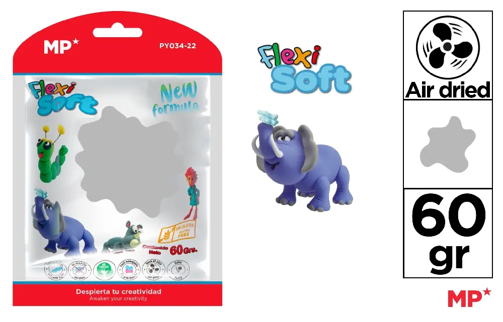 AIR-DRY MODELLING CLAY 60 g.