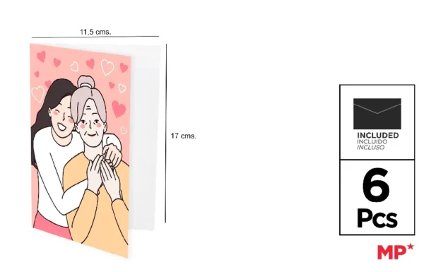 GREETING CARD / CELEBRATION 11.5 x 17 cm