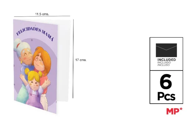 GREETING CARD / CELEBRATION 11.5 x 17 cm