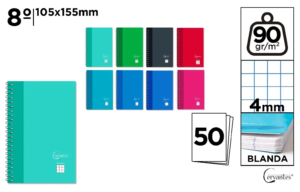 SPIRAL BINDING MEMO PAD 50 SHEETS SOFT C