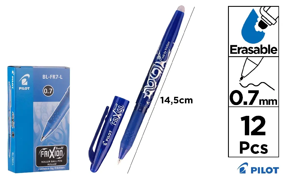 FRIXION BLUE ERASABLE 0.7 PILOT BIROS.