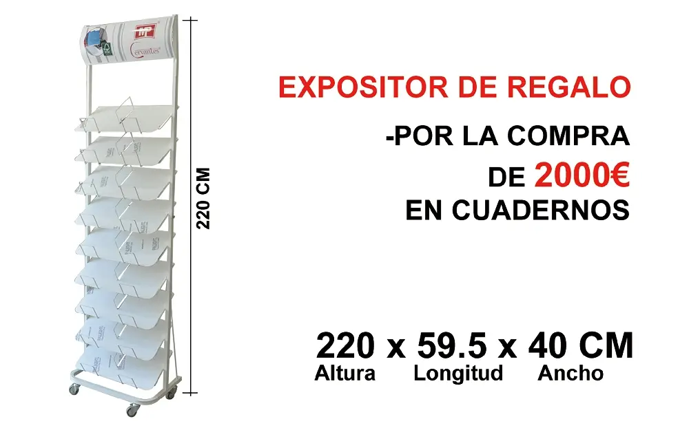 NOTEBOOK DISPLAY STAND EX2507 EMPTY.