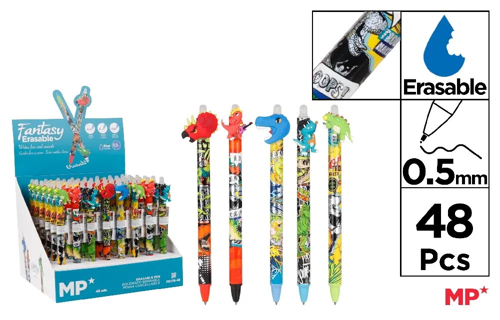 ERASABLE BALLPOINT PEN 0.5 mm DISPLAY