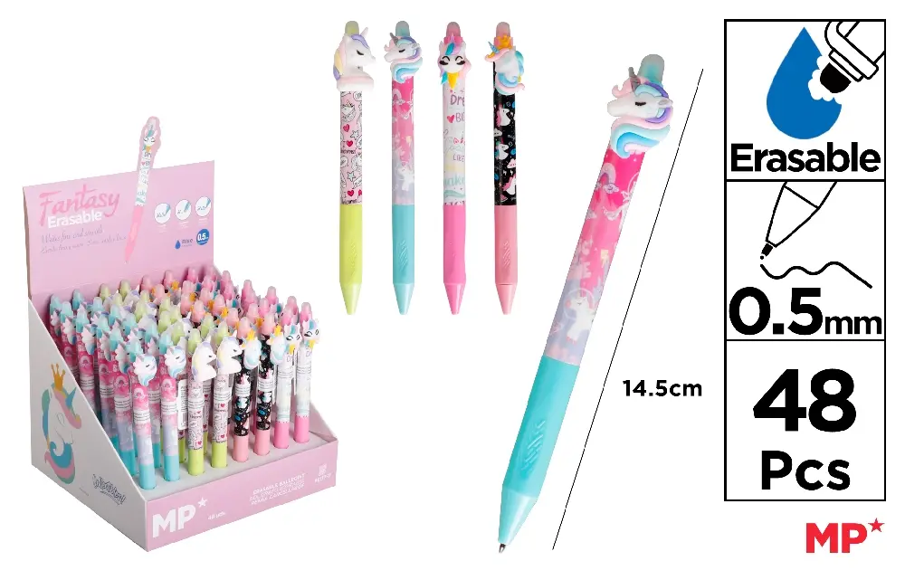 ERASABLE BALLPOINT PEN 0.5 mm DISPLAY