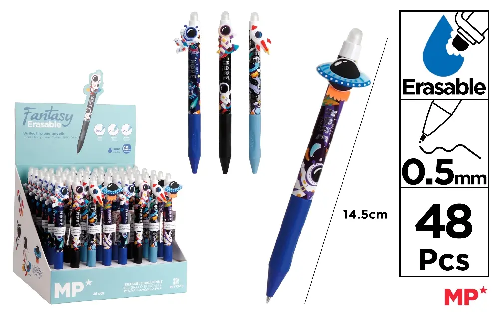 ERASABLE BALLPOINT PEN 0.5 mm DISPLAY