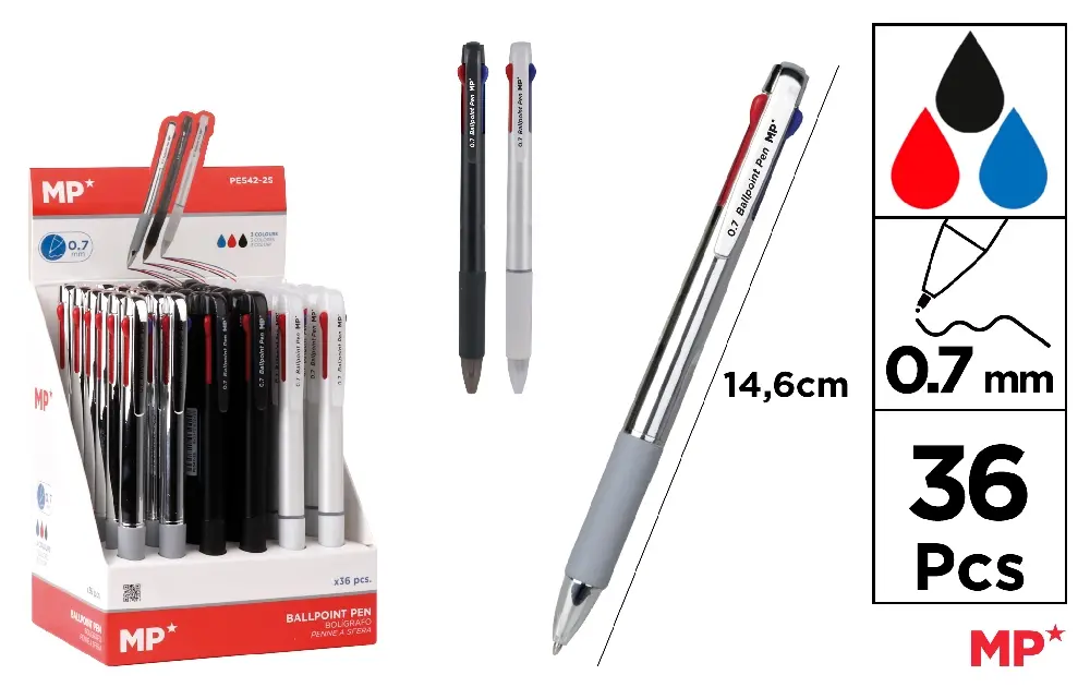 3-COLOUR BALLPOINT PEN